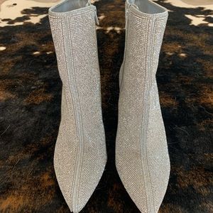 Sparkly Rhinestone Booties